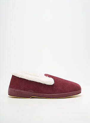 Chaussons/pantoufles bout rond talon plat jusqu'à 3cm violet SOIR ET MATIN femme