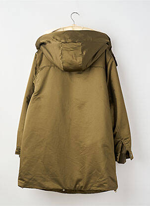 Parka finition intérieure doublure polaire a capuche vert ZAPA femme
