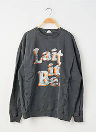 Sweat-shirt stretch manches longues gris TAJINEBANANE femme