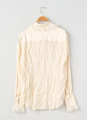 Chemisier coupe droite manches longues beige ALEXIS MABILLE femme
