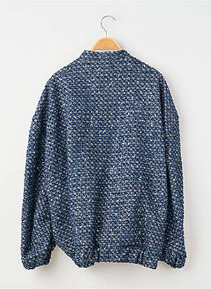 Veste casual col rond bleu L'ESSENTIEL femme