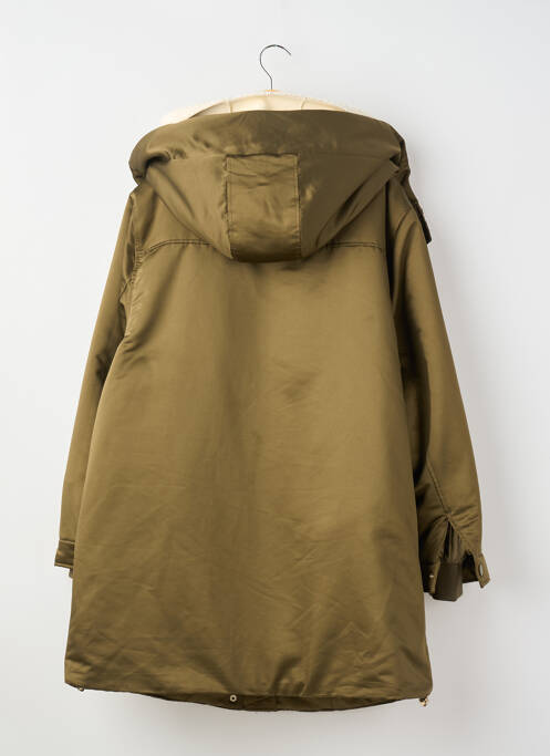 Parka manches longues a capuche vert ZAPA femme