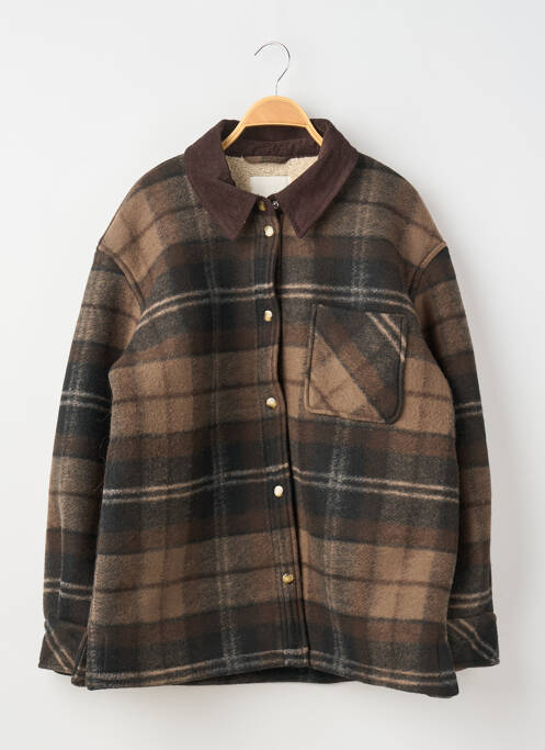 Veste casual coupe droite marron H&M femme