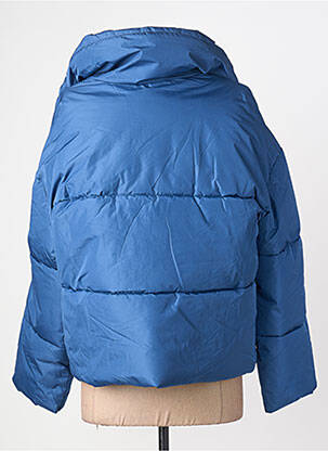 Doudoune poches sans capuche bleu THINKING MU femme