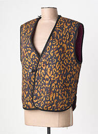 Veste casual coupe droite violet LEON & HARPER femme