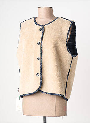 Veste casual col rond bleu LA PETITE ETOILE femme