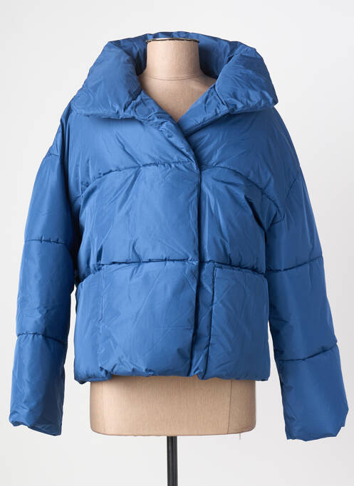 Doudoune poches sans capuche bleu THINKING MU femme