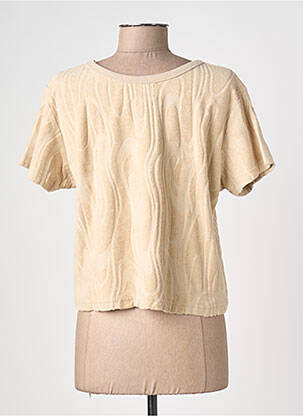 Top manches courtes manches courtes beige GRAINE femme