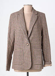 Blazer poignets boutonnés marron LA PETITE ETOILE femme