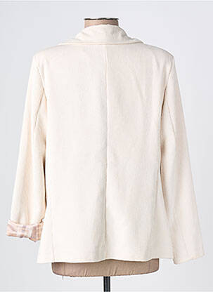 Blazer finition intérieure doublée beige PAKO LITTO femme