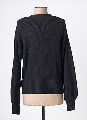 Gilet manches longues stretch noir OBJECT femme