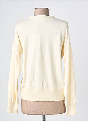 Gilet manches longues coupe cintrée beige VILA femme