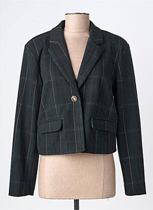 Veste casual finition intérieure doublée noir ICHI femme