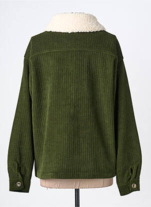 Veste casual coupe droite vert ICHI femme
