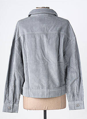 Veste casual poches gris THINKING MU femme