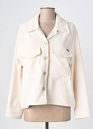 Veste casual coupe droite beige PAKO LITTO femme