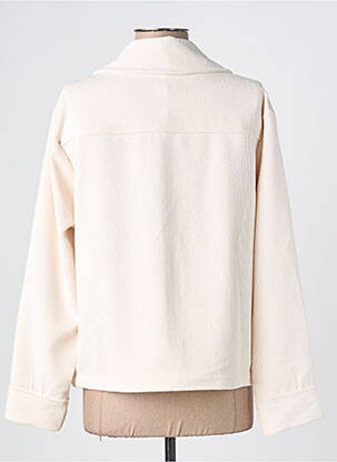 Veste casual coupe droite beige PAKO LITTO femme