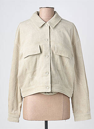 Veste casual coupe droite beige KARMA KOMA femme