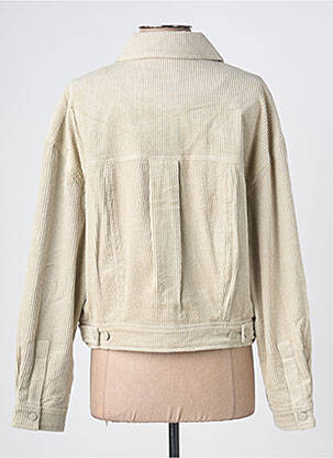 Veste casual coupe droite beige KARMA KOMA femme