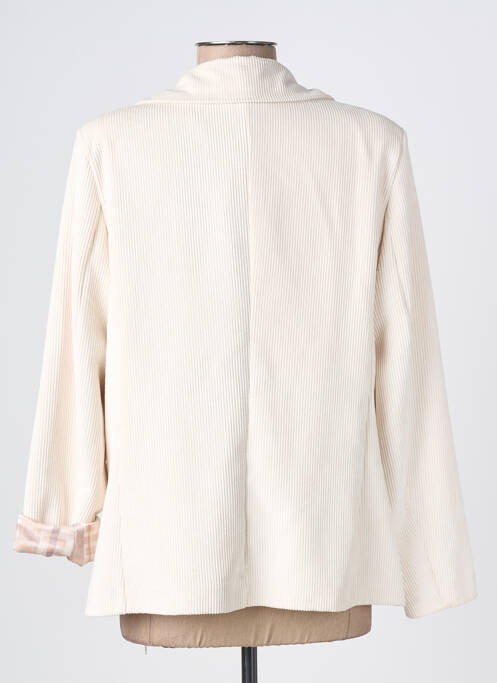 Blazer finition intérieure doublée beige PAKO LITTO femme