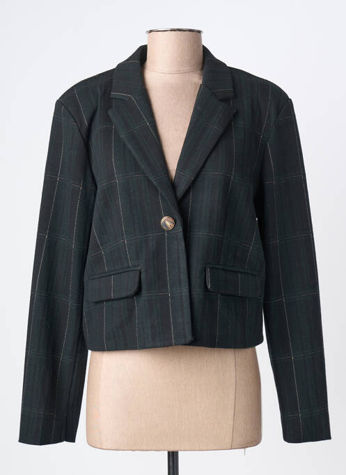 Veste casual finition intérieure doublée noir ICHI femme