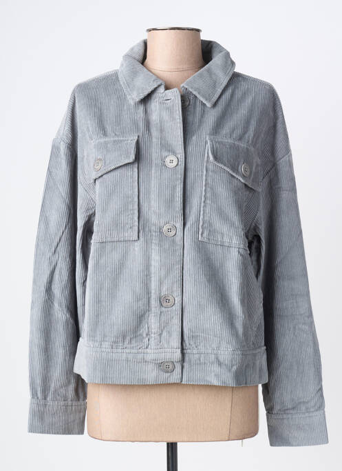 Veste casual poches gris THINKING MU femme