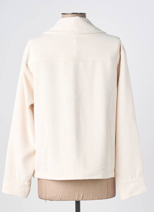 Veste casual coupe droite beige PAKO LITTO femme