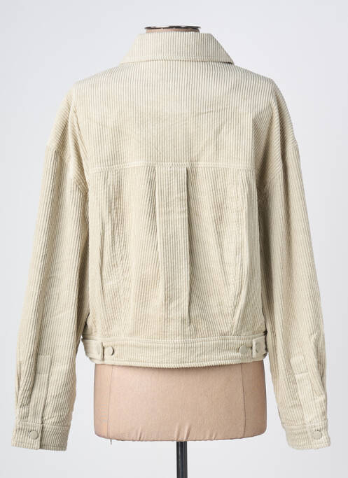 Veste casual coupe droite beige KARMA KOMA femme