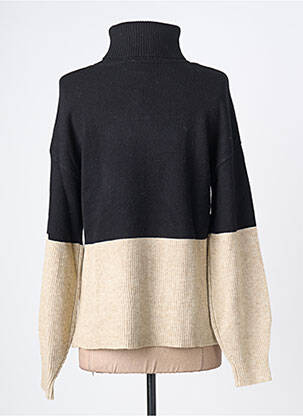 Pull coupe droite manches longues noir VILA femme