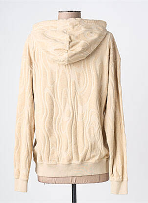Sweat-shirt à capuche manches longues manches longues beige GRAINE femme