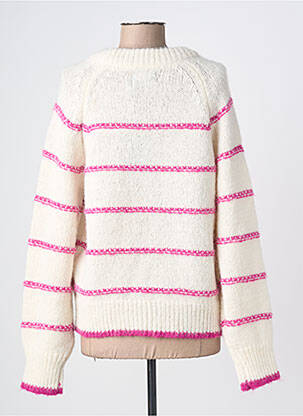 Pull coupe droite manches longues violet PIECES femme