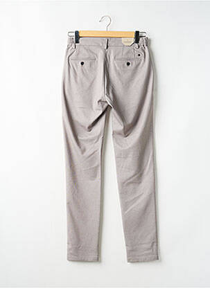 Pantalon chino tissage chiné taille normale marron DSTREZZED homme