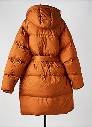 Doudoune poches a capuche orange GERTRUDE femme