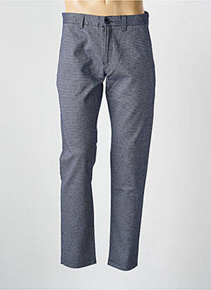 Pantalon chino tissage chiné taille normale bleu MATINIQUE homme