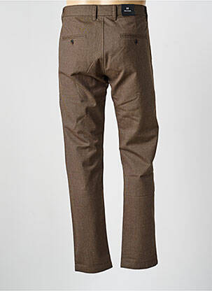 Pantalon chino tissage chiné taille normale marron MATINIQUE homme
