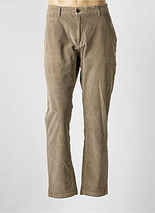 Pantalon chino stretch taille normale beige DSTREZZED homme