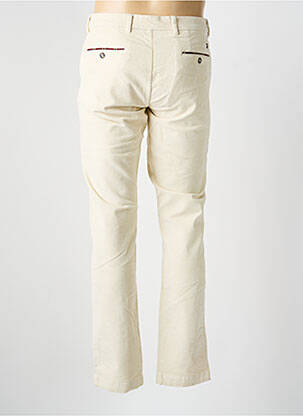 Pantalon chino stretch taille normale beige EL GANSO homme