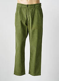 Pantalon droit tissage velours taille normale vert BASK IN THE SUN homme