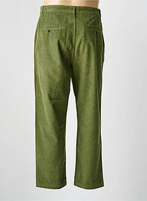 Pantalon droit tissage velours taille normale vert BASK IN THE SUN homme