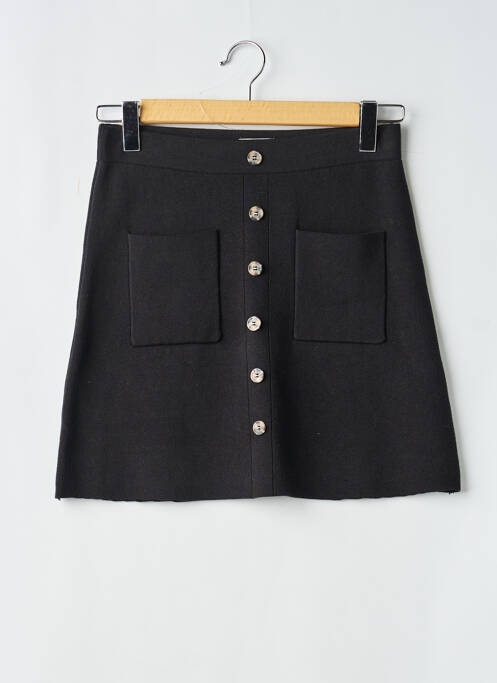 Jupe courte poches noir ICHI femme
