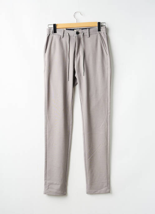 Pantalon chino tissage chiné taille normale marron DSTREZZED homme