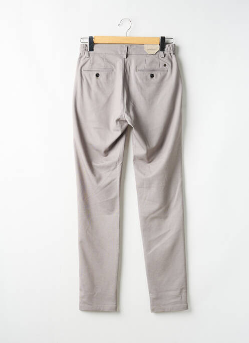 Pantalon chino tissage chiné taille normale marron DSTREZZED homme