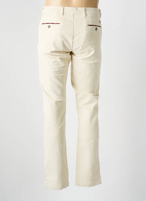 Pantalon chino stretch taille normale beige EL GANSO homme