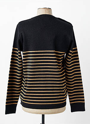 Pull resserrée sur le bas manches longues noir BASK IN THE SUN femme