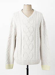 Pull col v manches longues gris SCOTCH & SODA homme