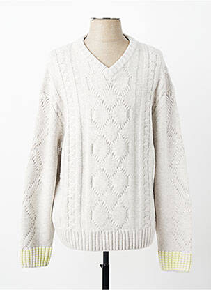 Pull col v manches longues gris SCOTCH & SODA homme
