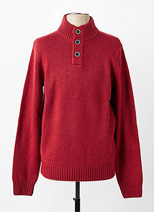 Pull manches longues manches longues rouge NEW ZEALAND AUCKLAND homme
