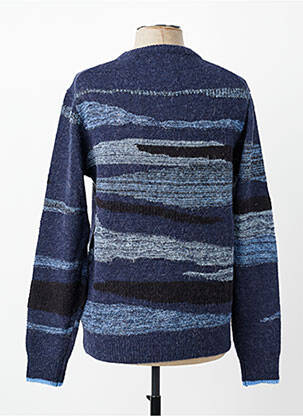Pull col rond manches longues bleu SCOTCH & SODA homme
