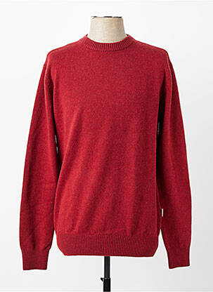 Pull col rond manches longues rouge MINIMUM homme