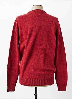 Pull col rond manches longues rouge MINIMUM homme